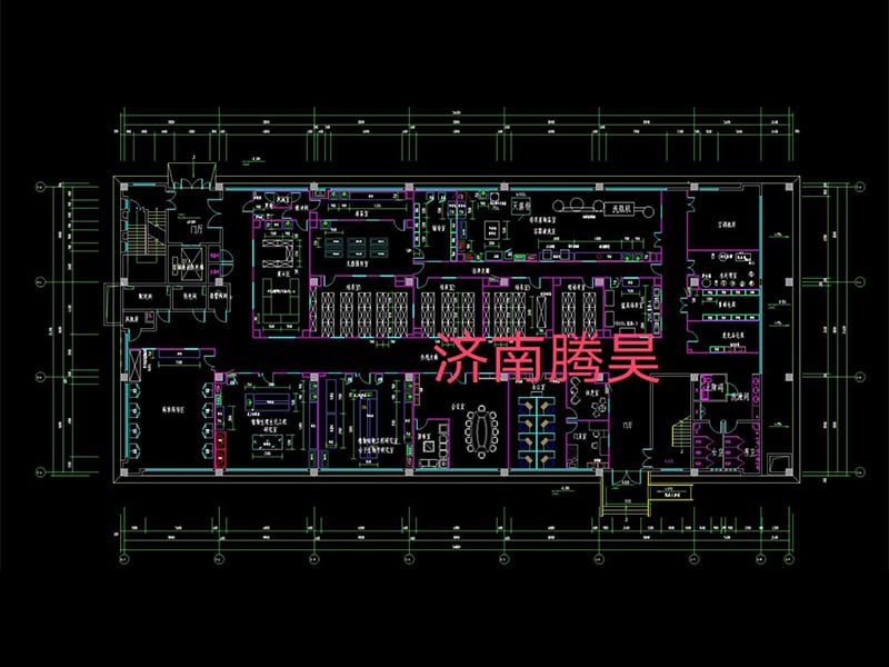 2000平米奶茶视频APP官网下载室平麵設計圖
